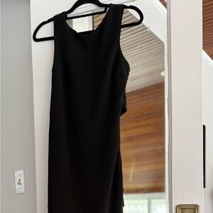 Lulu's Chic Black Asymmetrical Dress